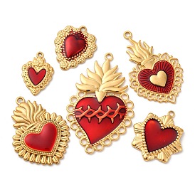 304 нержавеющей стальной эмали подвески, шарма сердца