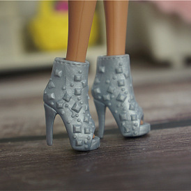 Plastic Doll High-heeled Boots, Doll Making Supples