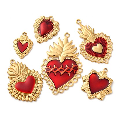 304 нержавеющей стальной эмали подвески, шарма сердца