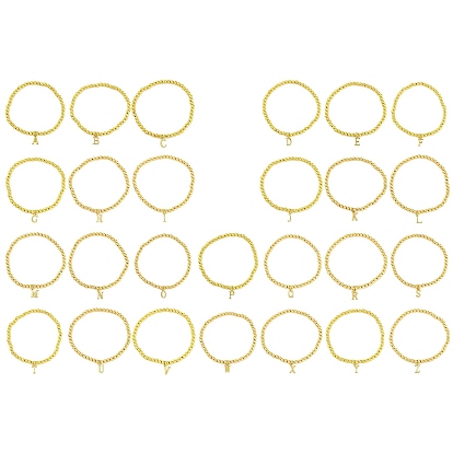 Латунные подвески браслеты, реальный 18 k позолоченный