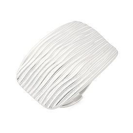 Антикоррозийные 304 прямоугольные открытые манжетные кольца из нержавеющей стали, Кольца для женщин