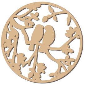 Лазерная резка незавершенной отделки стен из липы, для детей рисование ремесел, украшение дома