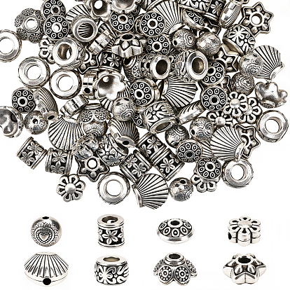 160 шт. 8 стили для самостоятельного изготовления украшений наборы для поиска, включая шарики из сплава и колпачки для бусин