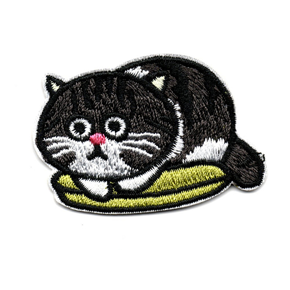 Computerized Embroidery Cloth Iron on/Sew on Patches, Costume Accessories, Appliques, Cat