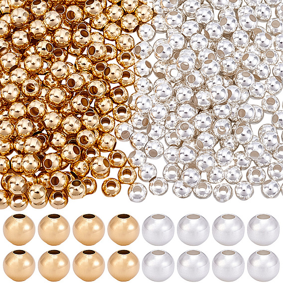 Spacer бисер латунные, долговечный, круглые