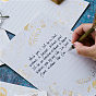 Retro Paper 8 Sheets Stationery Paper & 4Pcs Envelope Sets, Wedding Party Invitation Envelope, Rectangle