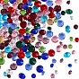 240Pcs 24 Styles Glass Rhinestone Cabochons, DIY Accessories for Jewelry Pendant Making, Birthstone Color Style Rhinestone, Diamond Shape
