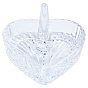 Стеклянная подставка для колец в форме сердца, Подставки для украшений и безделушек