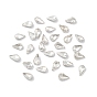 Glass Rhinestone Cabochons, Pointed Back & Back Plated, Faceted, Teardrop