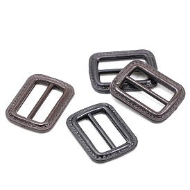 ABS Plastic Tri-Glide Adjuster Buckles, Rectangle