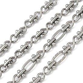 304 нержавеющая сталь 8-образные звенья цепи, с катушкой, несварные