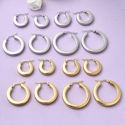 Серьги из 201 нержавеющей стали, с 304 штифтов из нержавеющей стали, вакуумное покрытие pvd