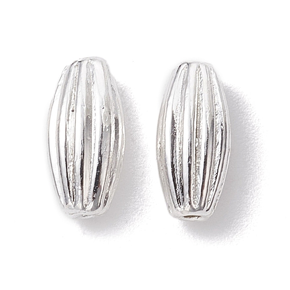 Perles en alliage, riz, plaqué longue durée