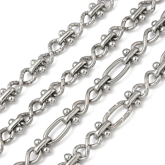304 нержавеющая сталь 8-образные звенья цепи, с катушкой, несварные