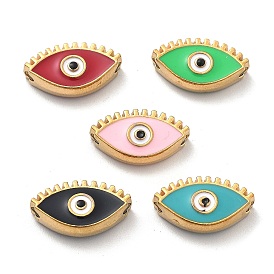 Ионное покрытие (ip) 304 шарики из нержавеющей стали, с эмалью, реальный 18 k позолоченный, глаз