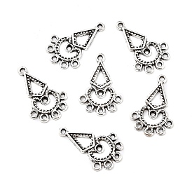 Tibetan Style Alloy Chandelier Component Links, Heart