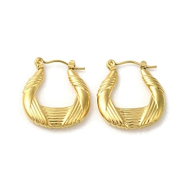 304 Stainless Steel Hoop Earrings for Women, Bag