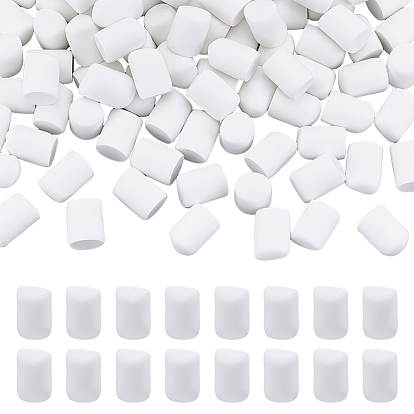 120Pcs Resin Marshmallow Figurine, Micro Landscape Dollhouse Accessories, Pretending Prop Decorations