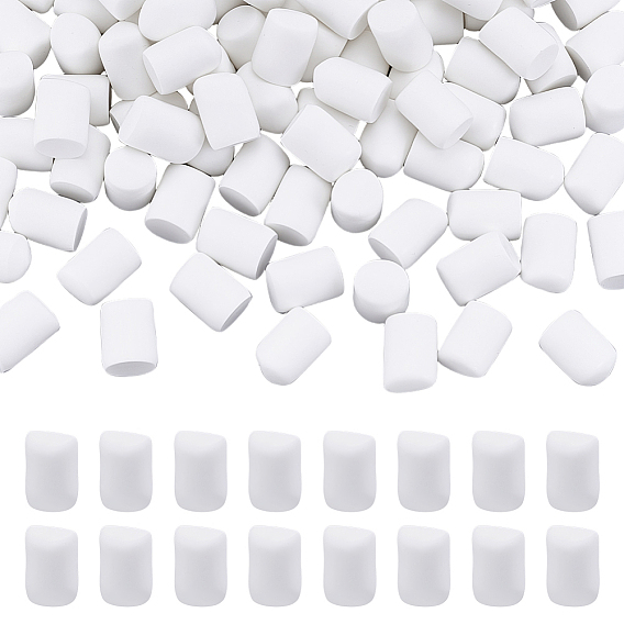 120Pcs Resin Marshmallow Figurine, Micro Landscape Dollhouse Accessories, Pretending Prop Decorations
