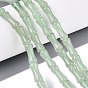 Naturelles aventurine verte brins de perles, baton de bambou