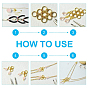 DIY Jewelry Kit, with Iron Jump Rings, Brass Rings, Alloy Lobster Claw Clasps, Stainless Steel Beading Tweezers and Iron Chain Nose Pliers