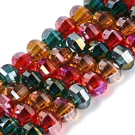 Гальванизируйте прозрачное стекло бисер нитей, фонарь, граненые