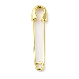 Rack Plating Brass Brooch Pin, Long-Lasting Plated, Lead Free & Cadmium Free, Safety Pin