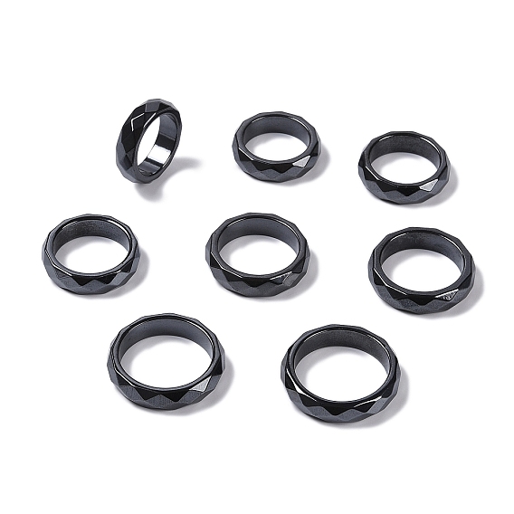 Магнитный синтетический гематитовый перстень для мужчин и женщин