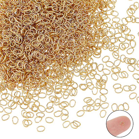 304 из нержавеющей стали открыты кольца прыжок, овальные