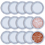 Felt Bead Design Board, DIY Beading Jewelry Bracelet and Anklet Tray, Flat Round