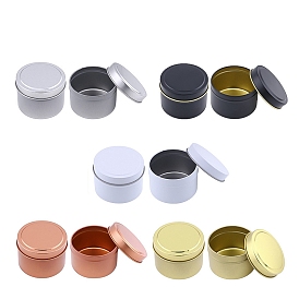 Tinplate Storage Box, Candle Cups, for Dry Storage, Spices