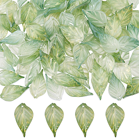 100 кулоны лэмпворк ручной работы, лист прелести