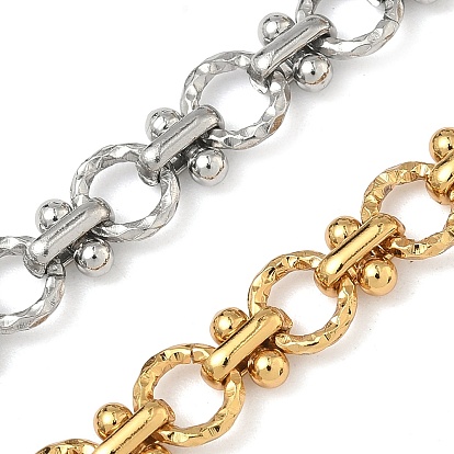 304 кольцо из нержавеющей стали с плоскими круглыми звеньями, несварные, ионное покрытие (ip)