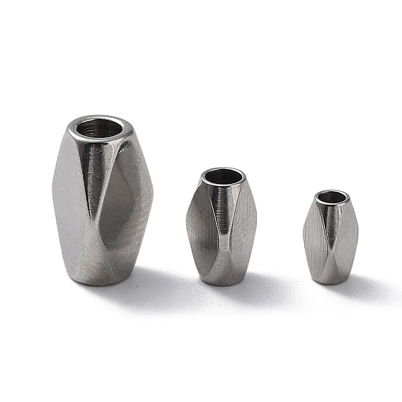 303 из нержавеющей стали бусы, овальные