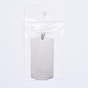 304 Stainless Steel Big Pendants, Manual Polishing, Blank Stamping Tags, Rectangle