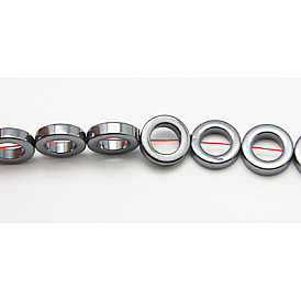 Немагнитные синтетический гематит бисер пряди, пончик