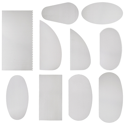 10шт. резак для глины из нержавеющей стали, для изготовления глиняных форм своими руками, разнообразные