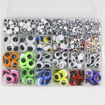  270PCS Safety Eyes and Noses, Black Plastic Eyes and Teddy Bear  Nose with Washers for Doll Making for Crafts