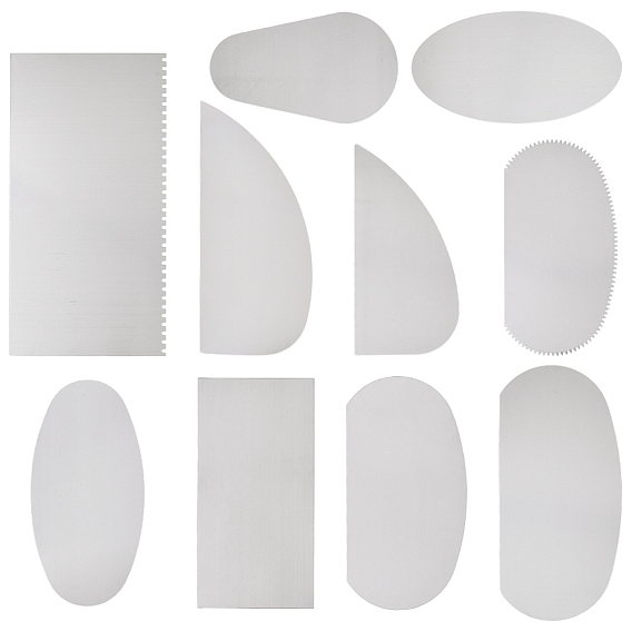 10шт. резак для глины из нержавеющей стали, для изготовления глиняных форм своими руками, разнообразные