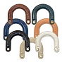 PU Leather Bag Handles, Arch, for Bag Replacement Accessories
