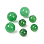 Натуральные бирманские нефритовые бусины, окрашенные в различные цвета., круглые, половине просверлил