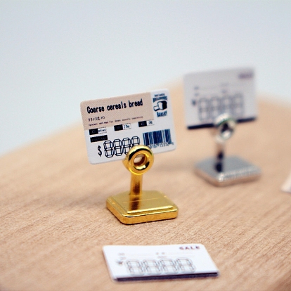 Подставка для ценника из сплава, украшение куклы, аксессуары для ролевых игр