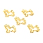 Alloy Open Back Bezel Pendants, for DIY UV Resin, Epoxy Resin, Pressed Flower Jewelry, Cadmium Free & Lead Free, Unicorn