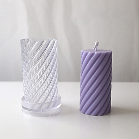 DIY пластиковые спиральные формы для свечей, формы для изготовления свечей, для литья смолы эпоксидная форма
