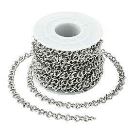 5м 1.4мм 304 витые цепи из нержавеющей стали, не тускнеет, пайки, с катушкой