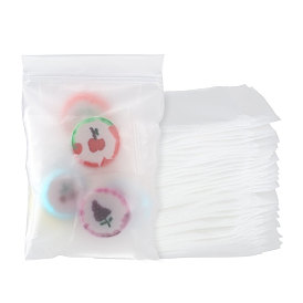 Frosted Plastic Zip Lock Bags, Disposable Bags, Strong