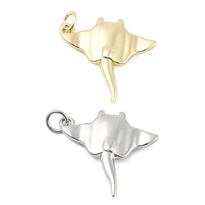 Латунные подвески, амулеты манта скат, стойки покрытие, без свинца и без кадмия, долговечный, с целью перехода в кольце