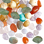 60шт 6 стили натуральные смешанные драгоценные камни бусины нити, упавший камень, самородки