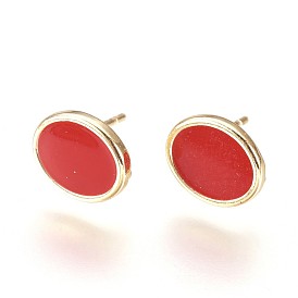 Изделия из латуни, с петлей, эмаль, без никеля , плоско-круглые