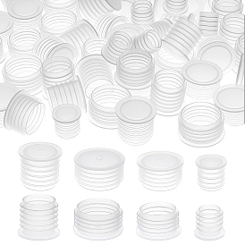 80шт. 4 виды пластиковых пробок для винных бутылок, колонка